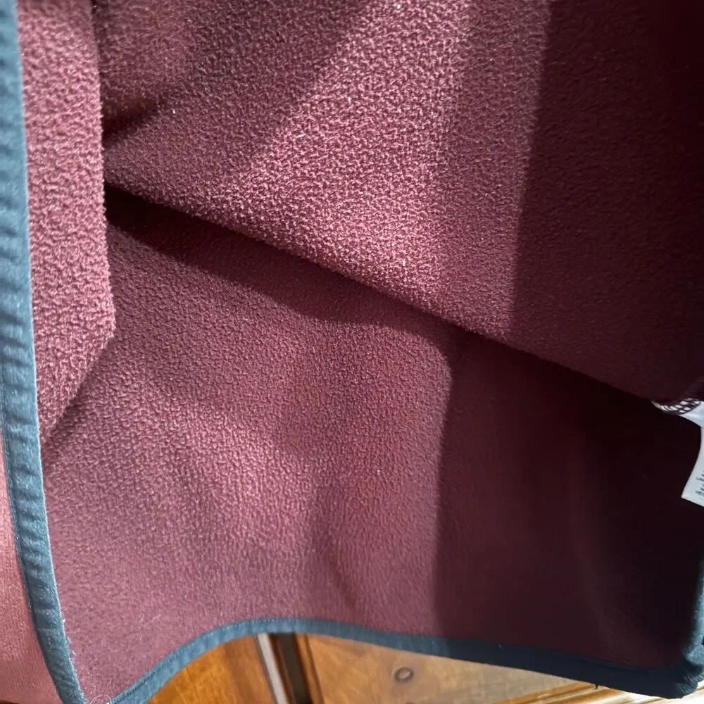 Nike Dri-FIT Men's 1/4 Zip Pullover Burgundy Training Sweatshirt Large